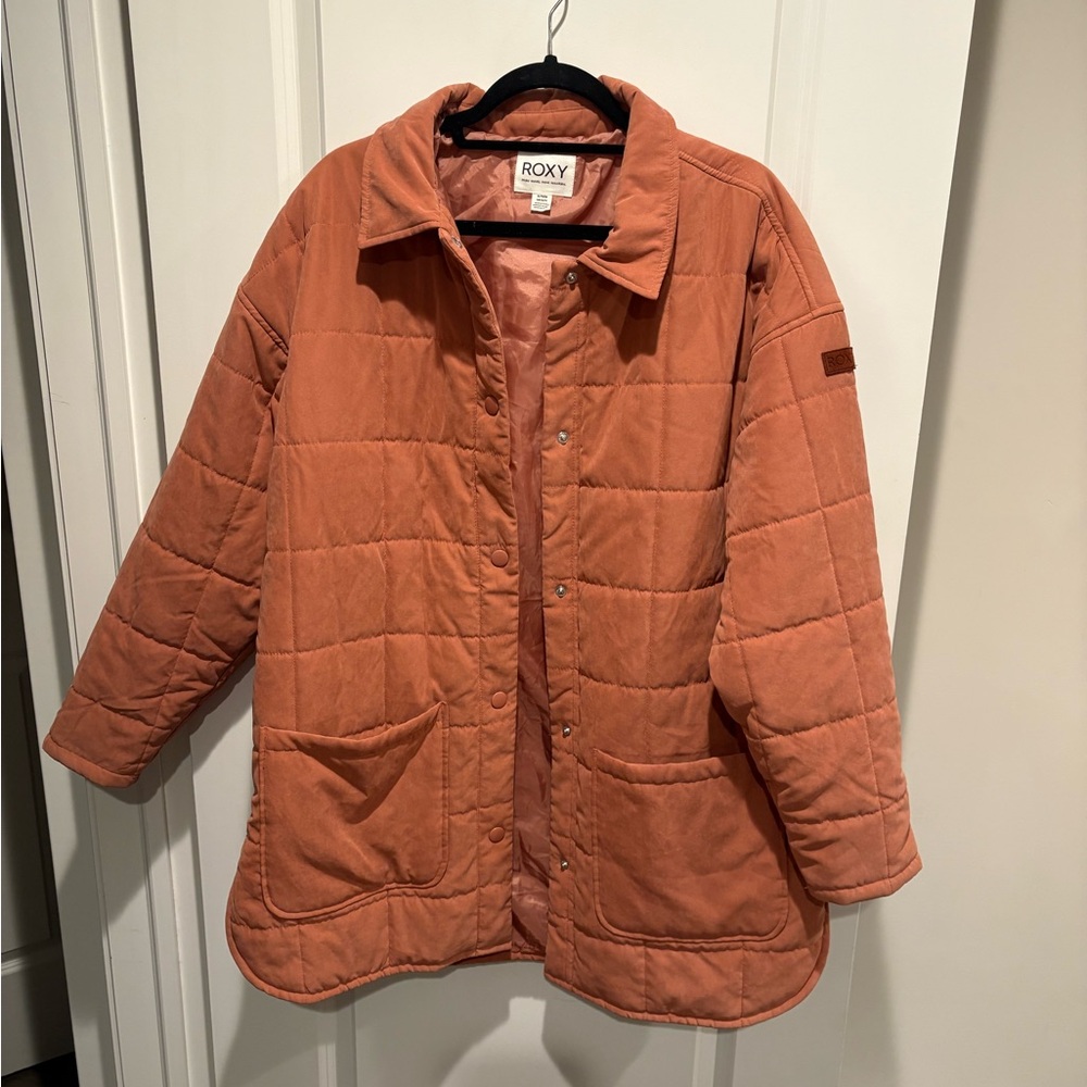 Roxy Women's Next Up Puffer Jacket - Warm Terracotta